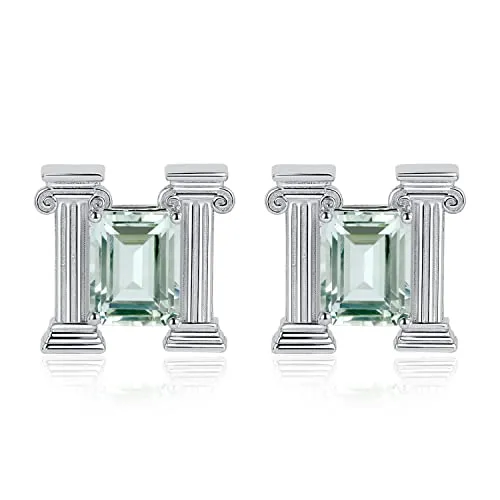 JewelryPalace Romana orecchini ametista verde argento