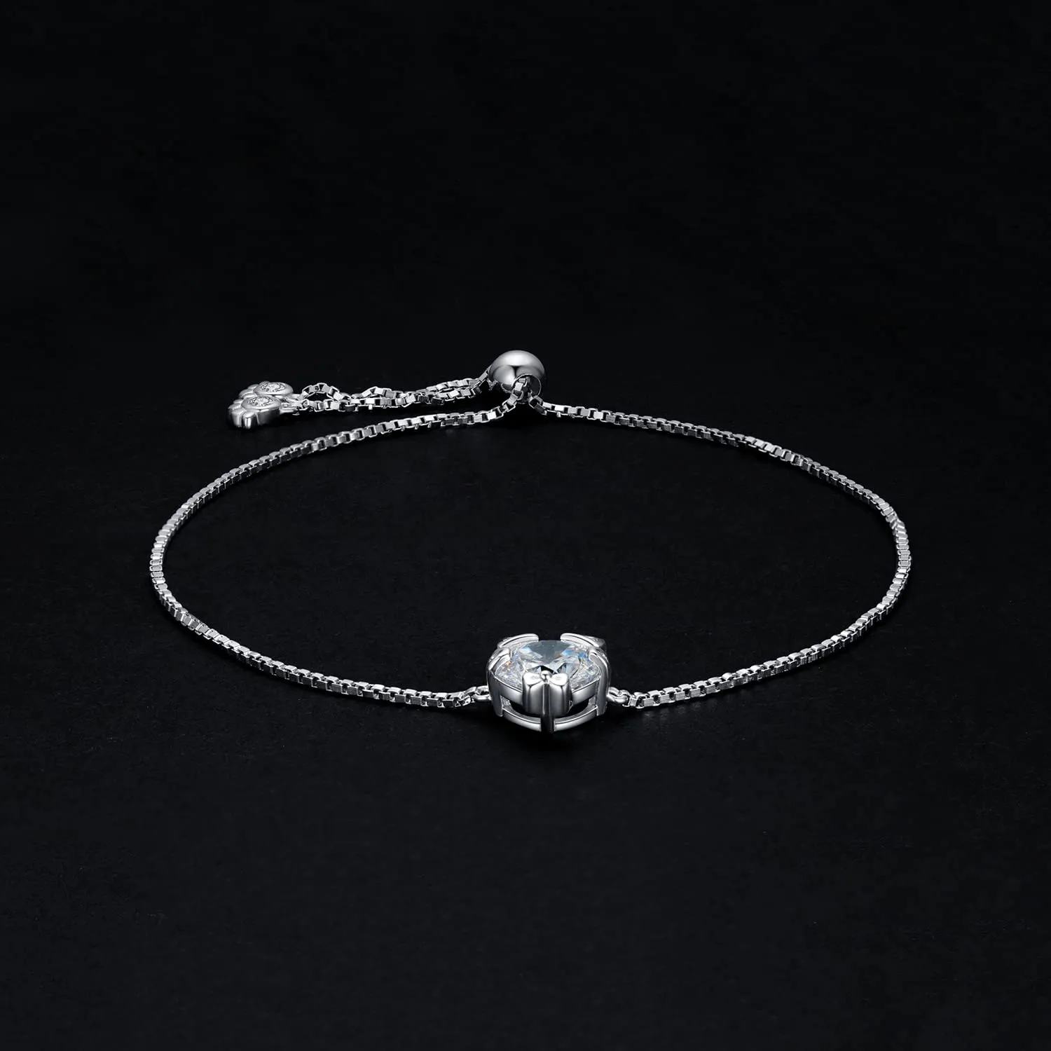 JewelryPalace 1.7ct Gatto bracciale argento 925 zirconia rosa