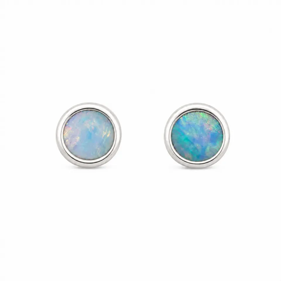 Victoria Jane Galaxy Opal orecchini lobo argento opale