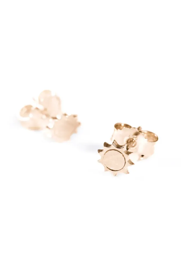 Flor Rubaja Sole mini orecchini oro 9ct sole
