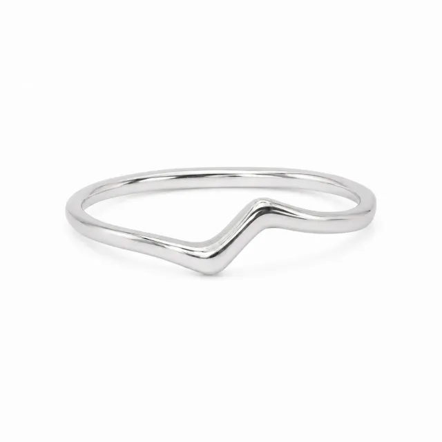 Victoria Jane Wave Ring anello argento onda