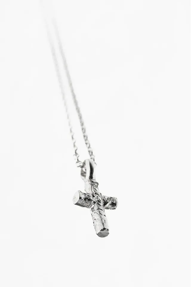 Flor Rubaja Jewelry Croce collana argento 925 42 cm