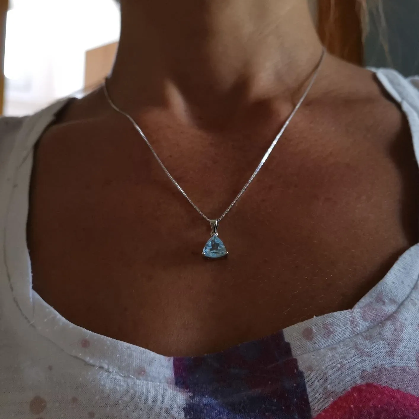 JewelryPalace Ovale collana argento citrino catena 45cm