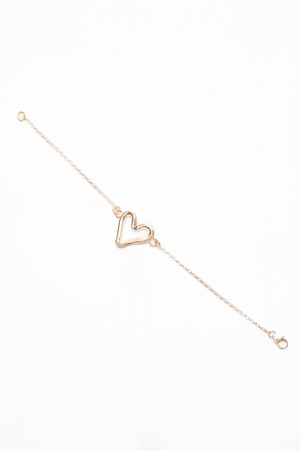 Flor Rubaja Bracciale Cuore placcato oro argento 925