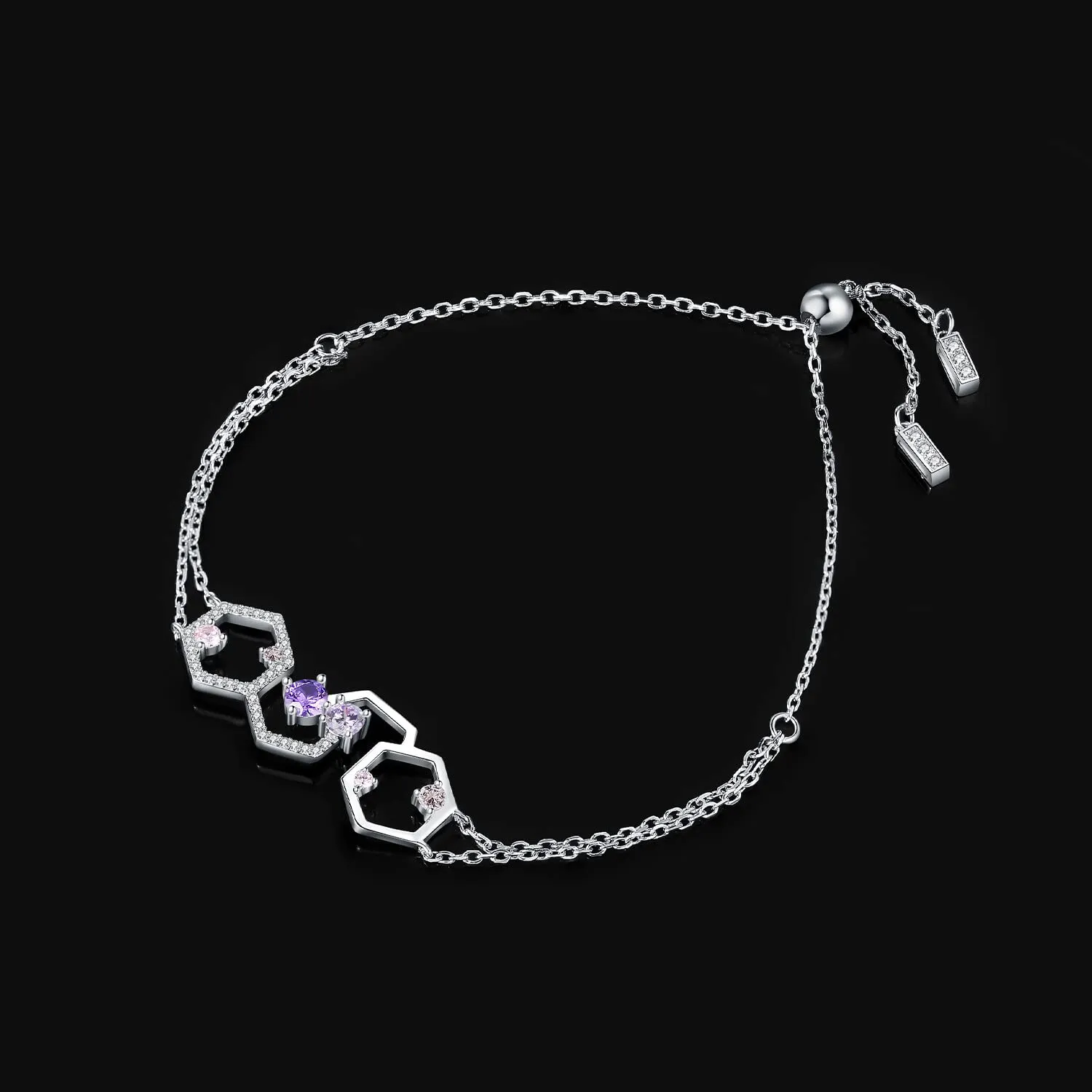 JewelryPalace Serotonina 0.9ct bracciale argento zirconia