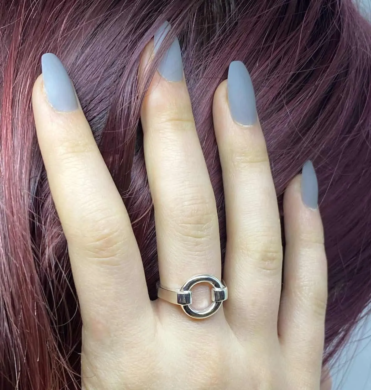 Victoria Jane Sabine anello argento sterling fatto a mano