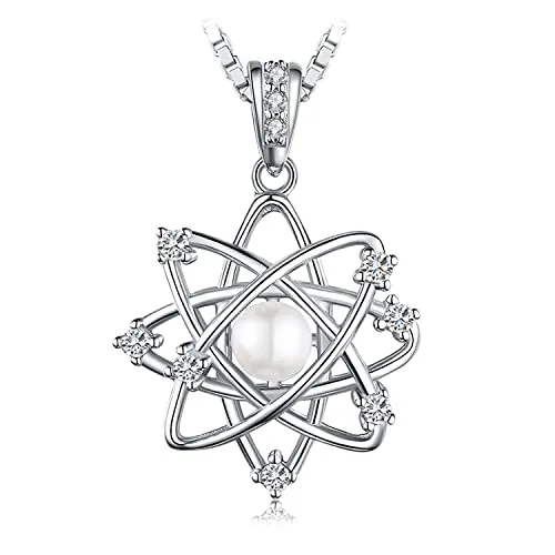 JewelryPalace Collana Galattico Perla Madreperla Argento 45cm