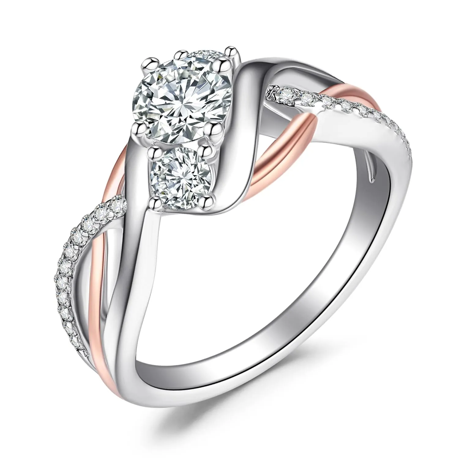 JewelryPalace Nodo d'Amore Anello Infinito Argento 14.5