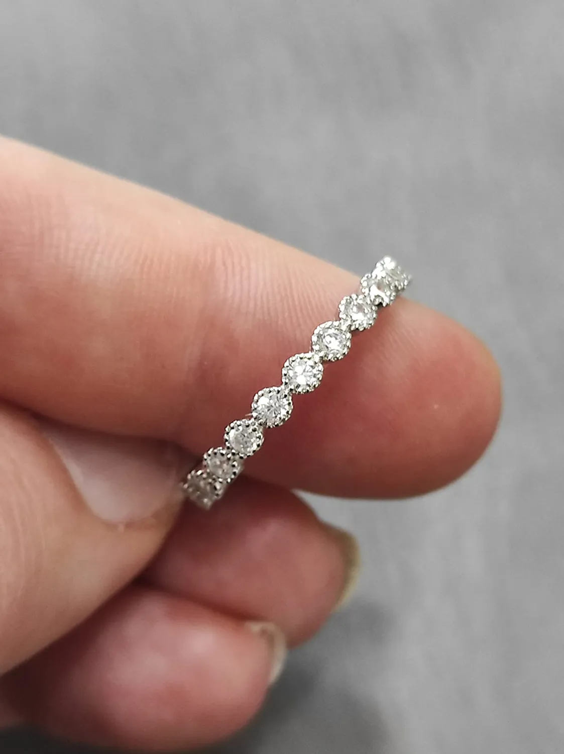 JewelryPalace set 3 anelli argento zirconia marquise