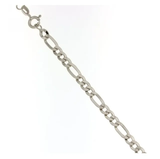 Gioielli Celiento 3+1 bracciale oro bianco 18 Kt lucido