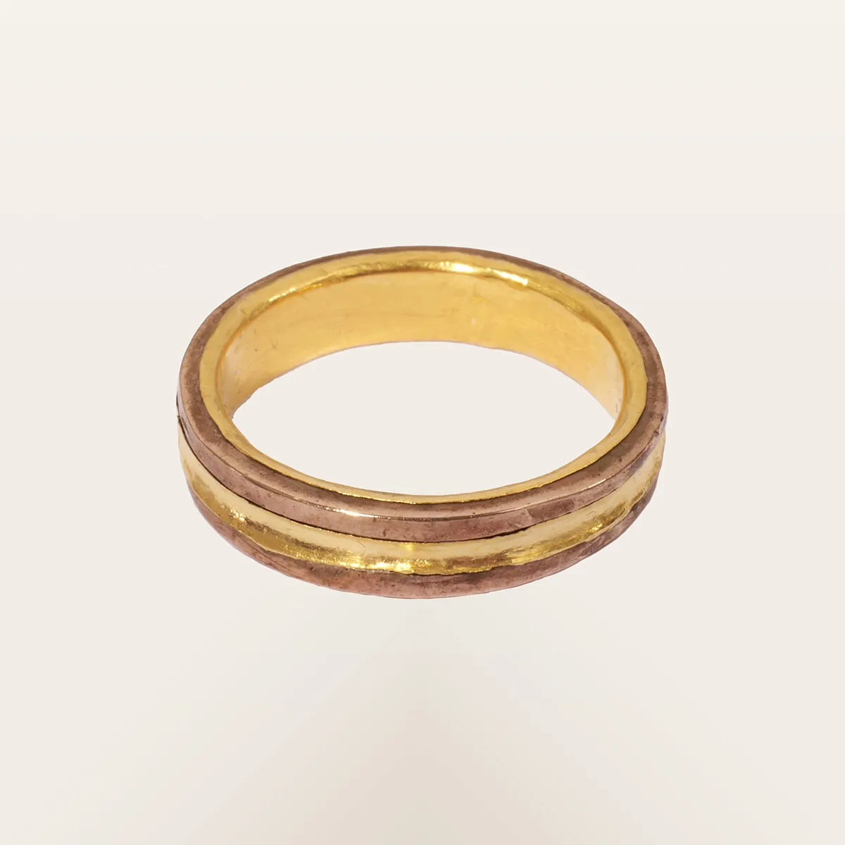 Alfredo Correnti Pura Bronzo Anello fascia bronzo