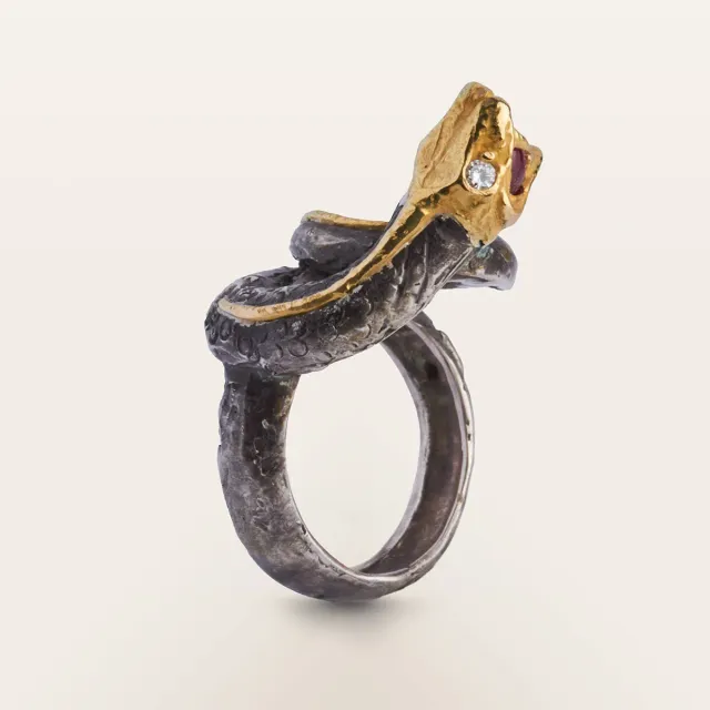 Alfredo Correnti Anello Naga spira avvolgente