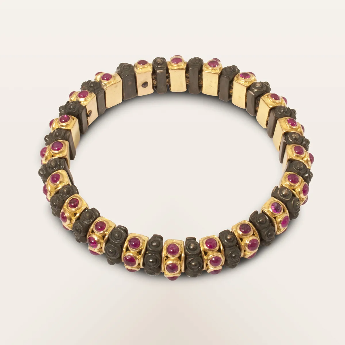 Alfredo Correnti A&C Rubini bracciale pietre rosse