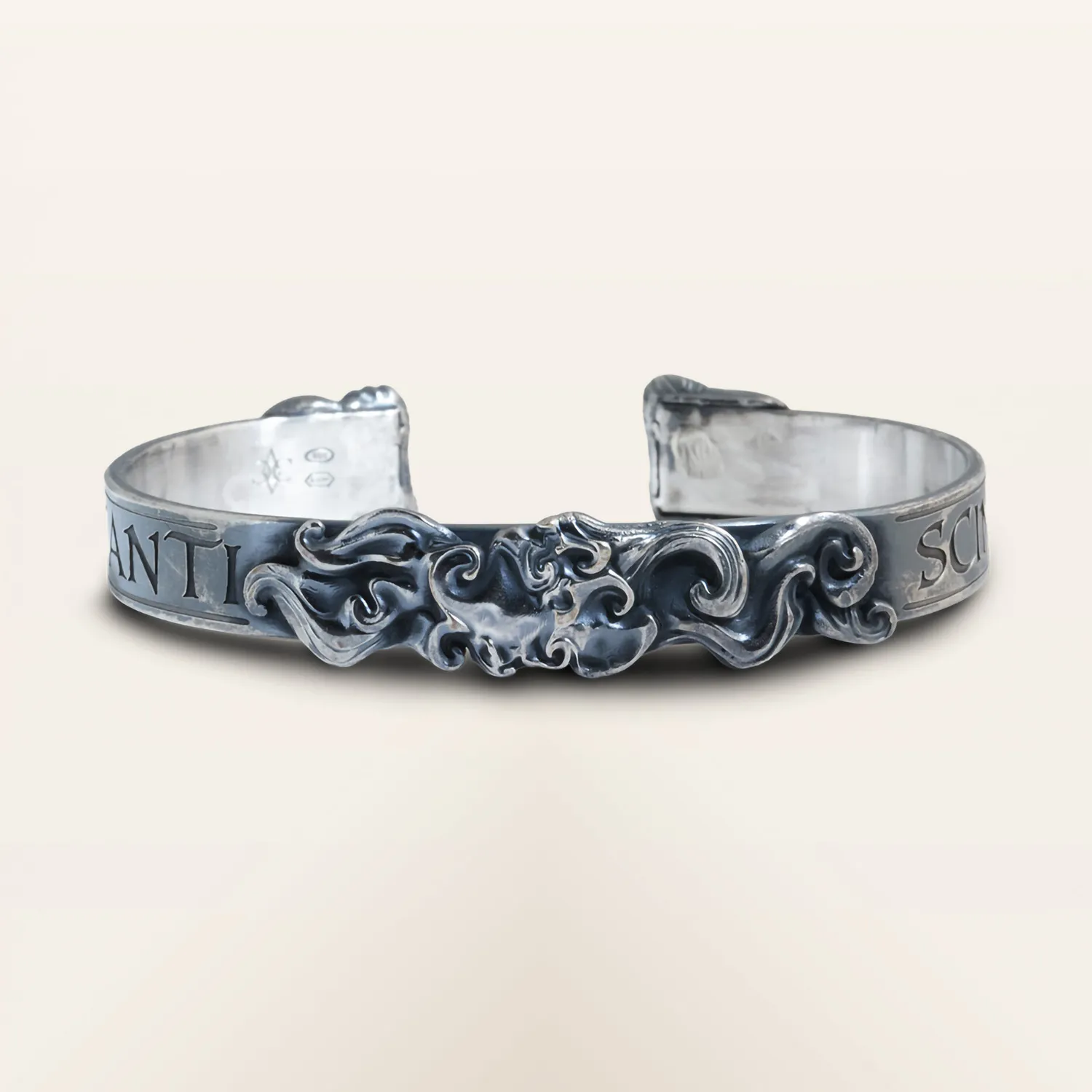 Alfredo Correnti Peloro Onde bracciale artigianale