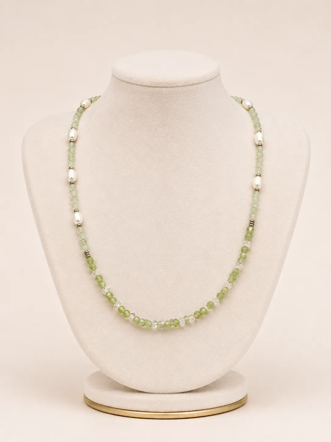 Victoria Jane Peridoto Acquamarina Collana Perle Argento