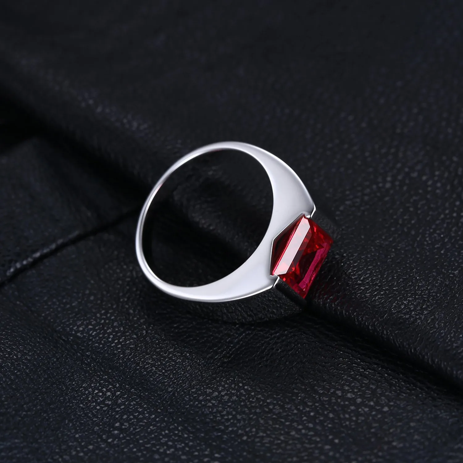 JewelryPalace Solitario 3.3ct Anello Uomo Argento 925