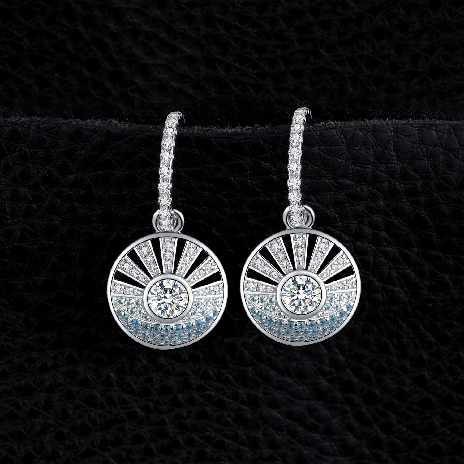 JewelryPalace Mare Sole orecchini argento 925 pietre azzurre