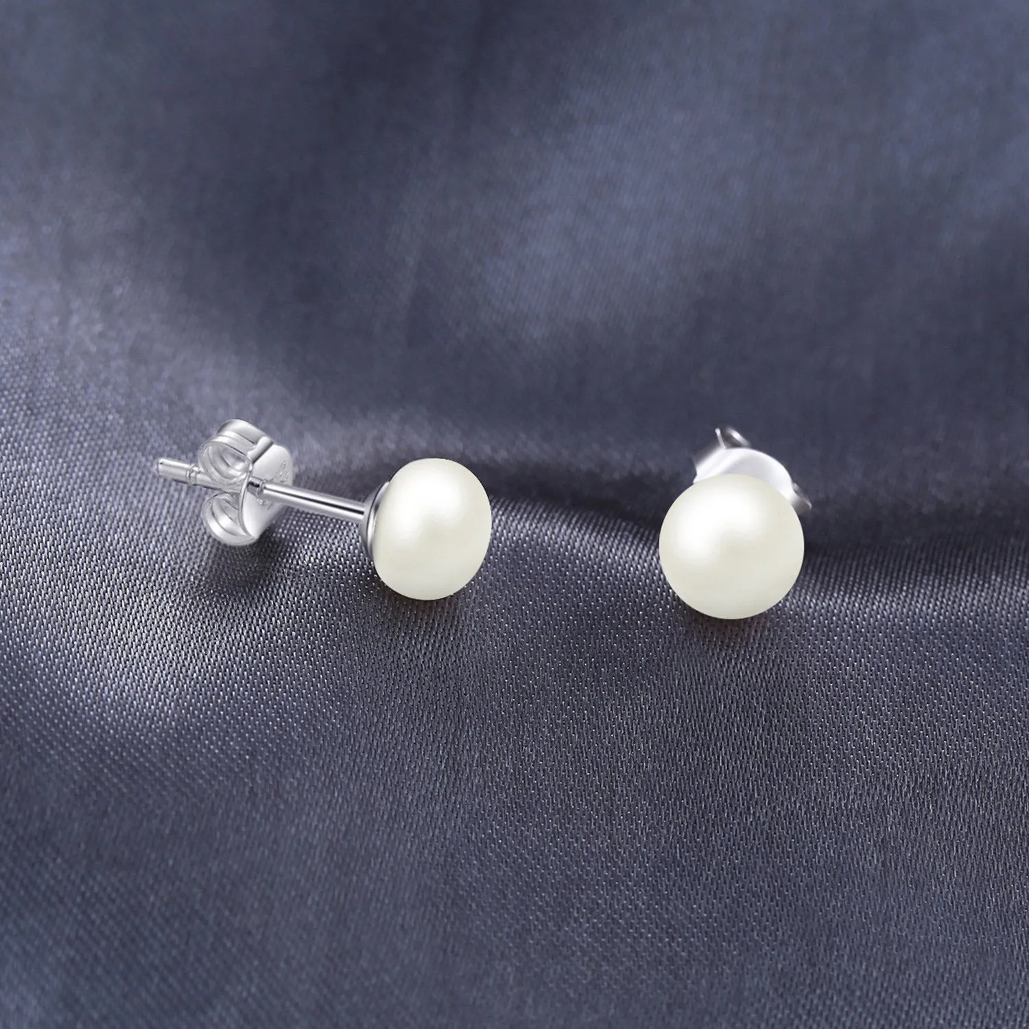 JewelryPalace Perle 6-10mm orecchini perla argento
