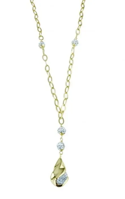 Gioielli Celiento Sfere Resina collana oro giallo 18kt 45 cm