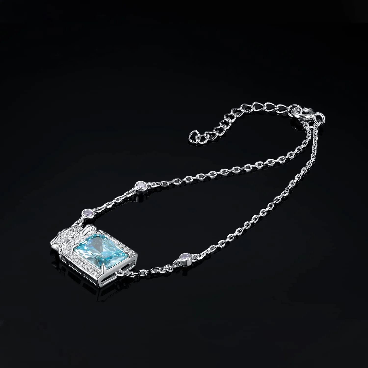 JewelryPalace Profumo 3.9ct Bracciale Argento 925 Blu