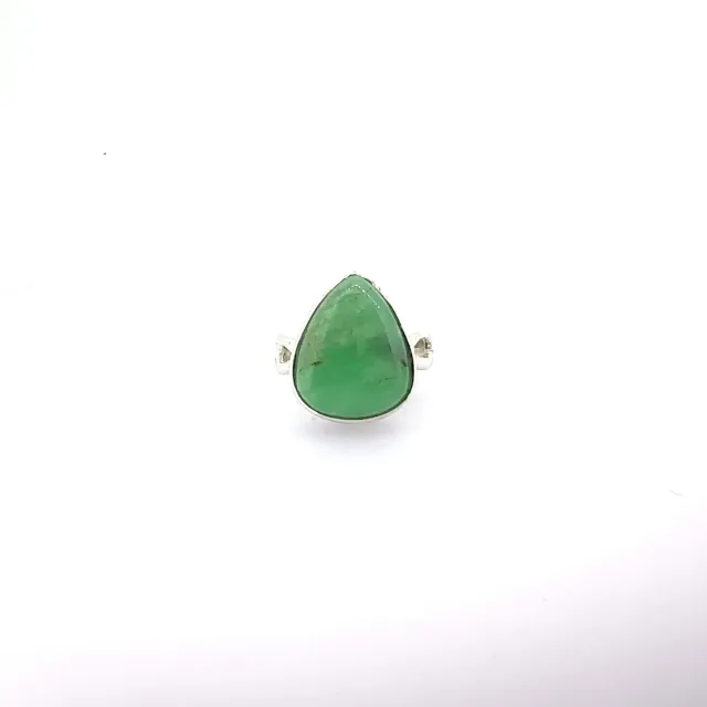 Victoria Jane anello crisoprasio goccia argento sterling