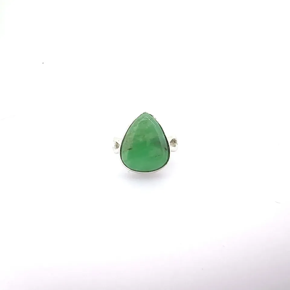 Victoria Jane anello crisoprasio goccia argento sterling