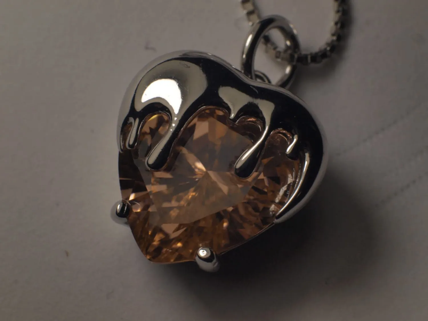 JewelryPalace Ape 11ct Collana Argento Arancione 45cm