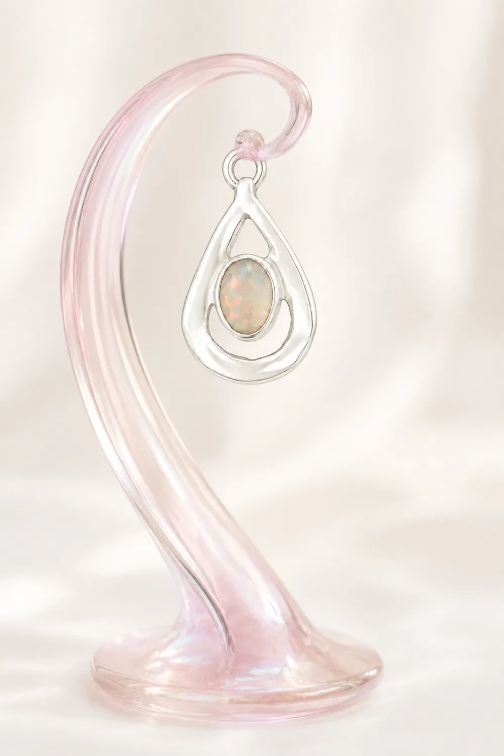 Victoria Jane Teardrop Opal pendente argento opale