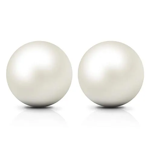 JewelryPalace Perle Acqua Dolce Orecchini Lobo Argento 925 perla