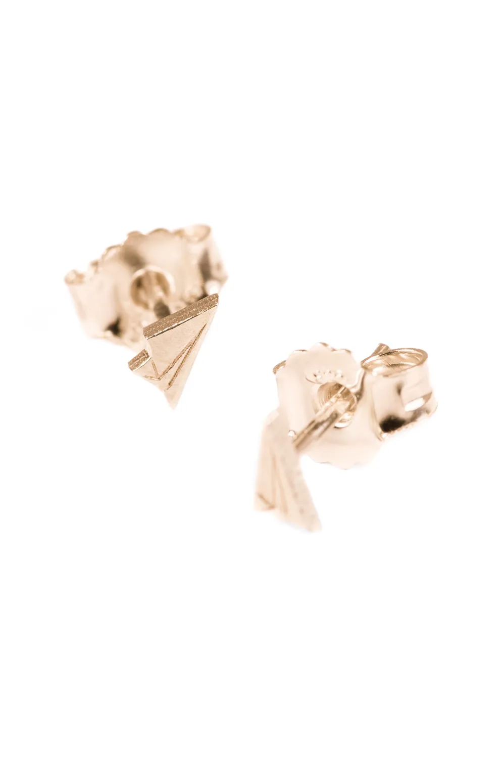 Flor Rubaja Jewelry Aeroplano mini orecchini oro 9ct