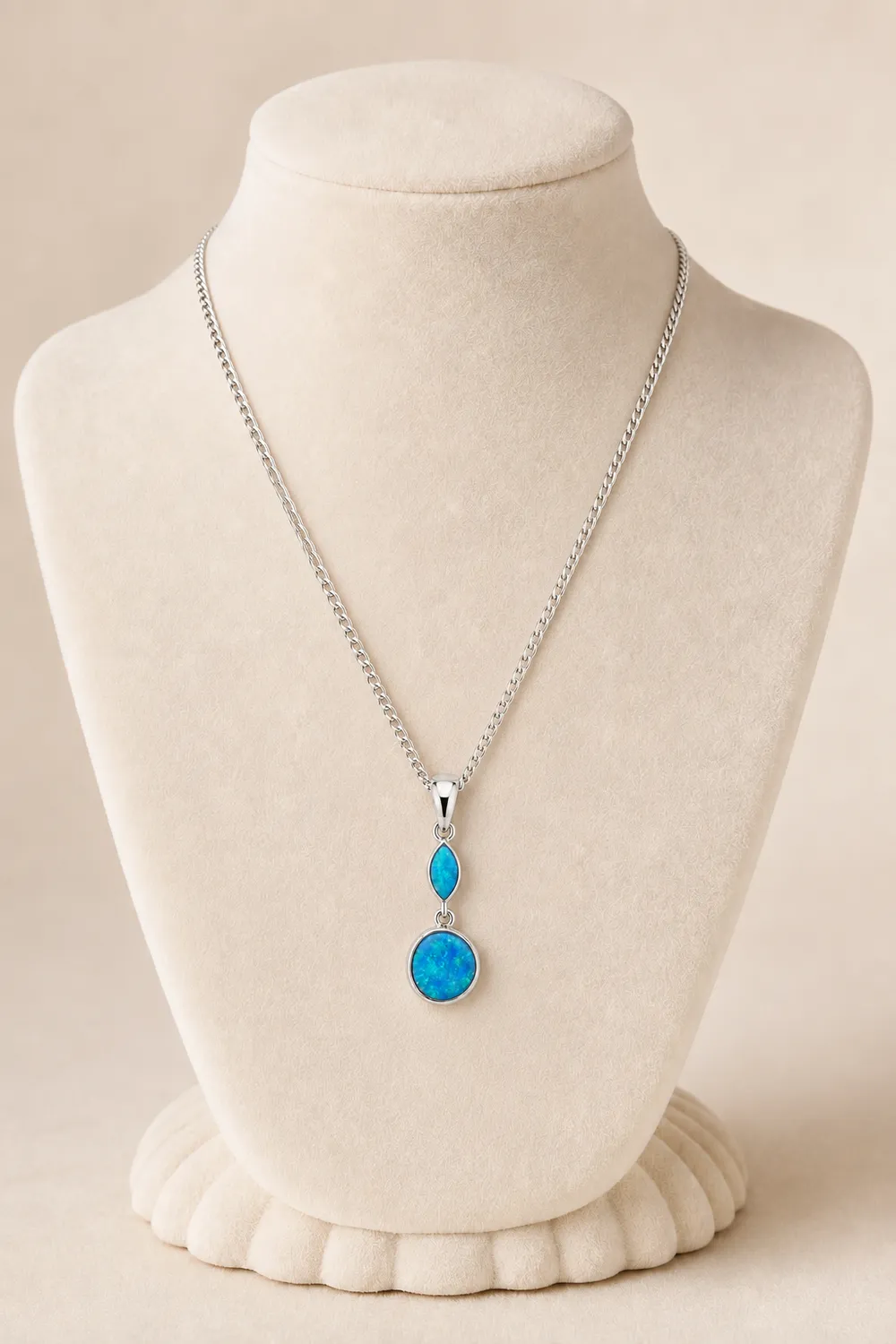 Victoria Jane Ocean Abyss collana opale pendente argento