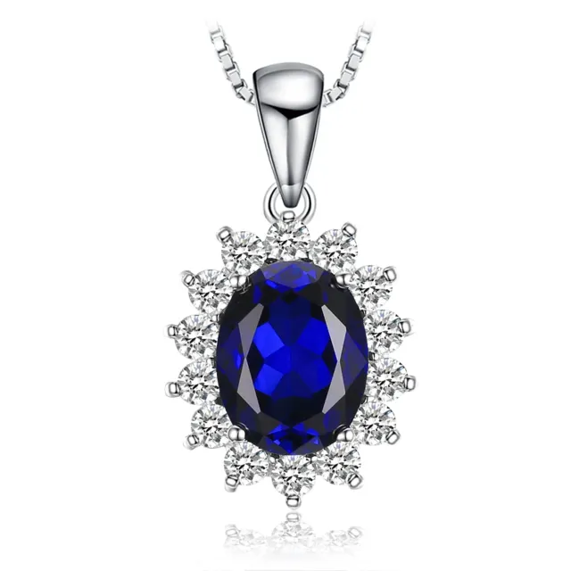 JewelryPalace Kate Middleton 08101 collana zaffiro argento