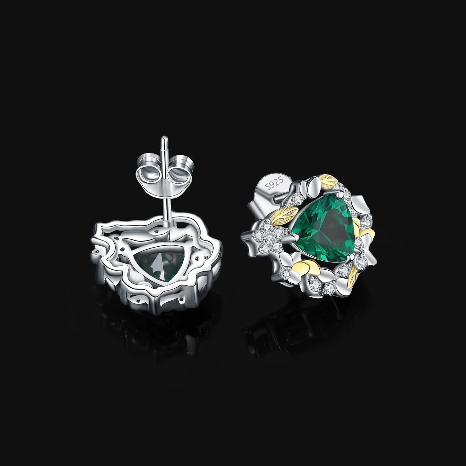 JewelryPalace Budino di Riso 2.5ct orecchini smeraldo verde