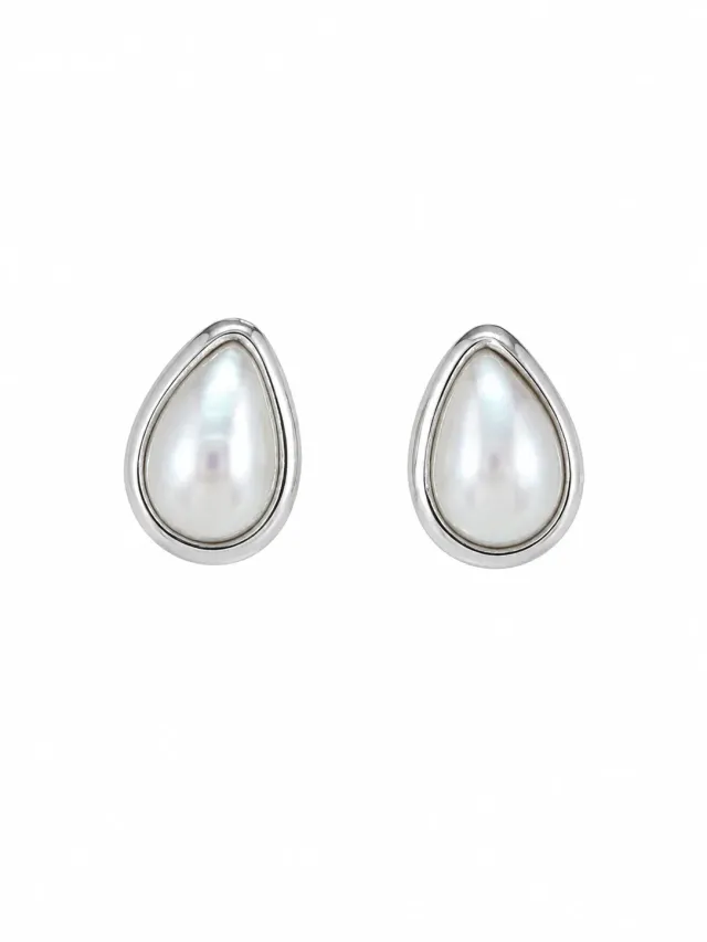 Victoria Jane Teardrop orecchini argento perla a goccia