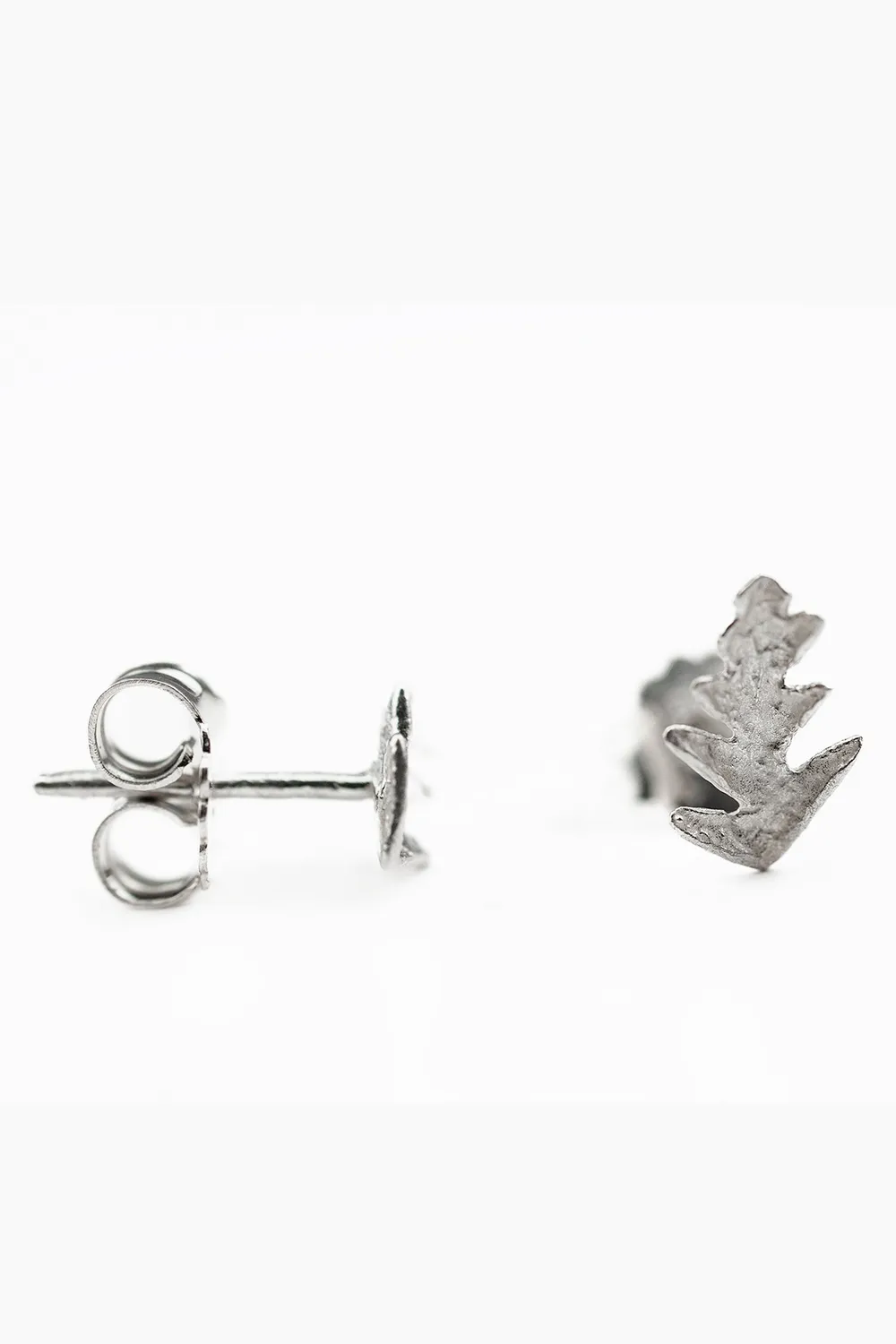 Flor Rubaja Essentials Foglia mini orecchini argento