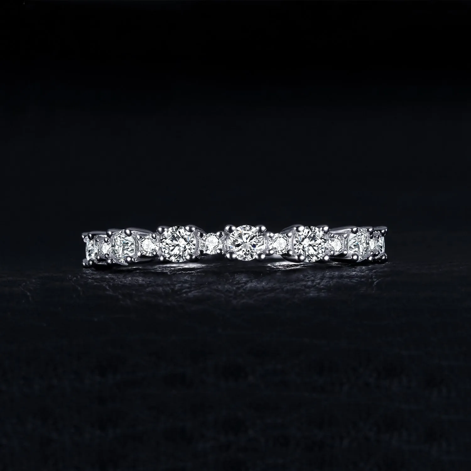 JewelryPalace anello fidanzamento argento zirconia