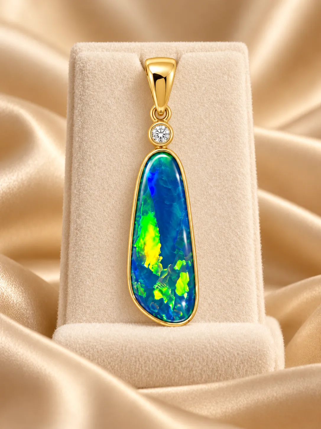 Victoria Jane Opal Butterfly pendente oro 9ct opale